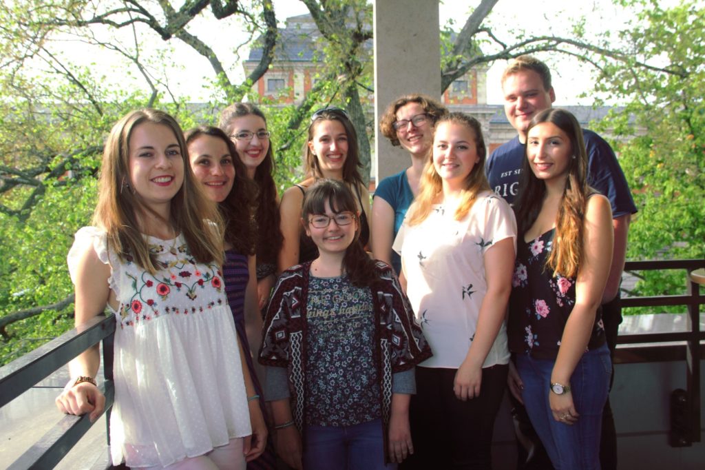 Gruppenfoto der Studierenden, die Mitglied in der Fachschaftsinitiative sind