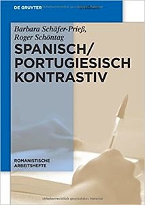 Buchcover: Spanisch/Portugiesisch kontrastiv