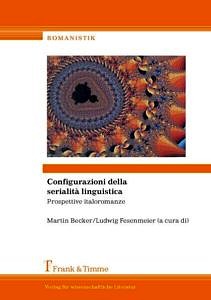 Bild von Buchcover Configurazioni della serialità linguistica