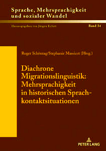 Buchcover Schöntag/Massicot, Diachrone Migrationslinguistik, Lang-Verlag 2019