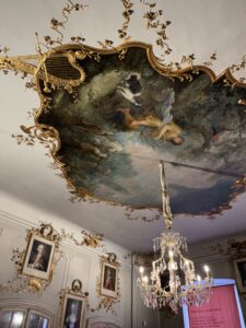 Aufnahme Musikzimmer im Neuen Schloss in Bayreuth