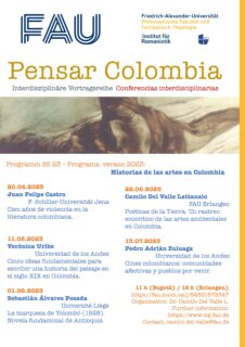 Zum Artikel "Pensar Colombia Nr. 5, interdisziplinäre Vortragsreihe über Kolumbien am Institut für Romanistik an der FAU"
